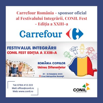Carrefour România este partenerul de încredere al Festivalului CONIL!