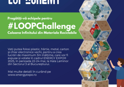 #LOOPChallenge reinterpretează Coloana infinitului din materiale reciclabile!