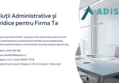 ADISAF – compania care simplifică birocrația pentru antreprenorii din România
