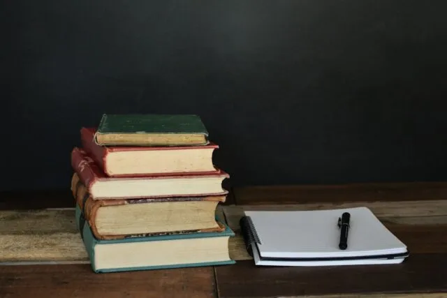 Photo education concept learning school books